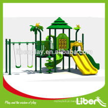 Atraente playground comercial equipamentos ao ar livre swingsets